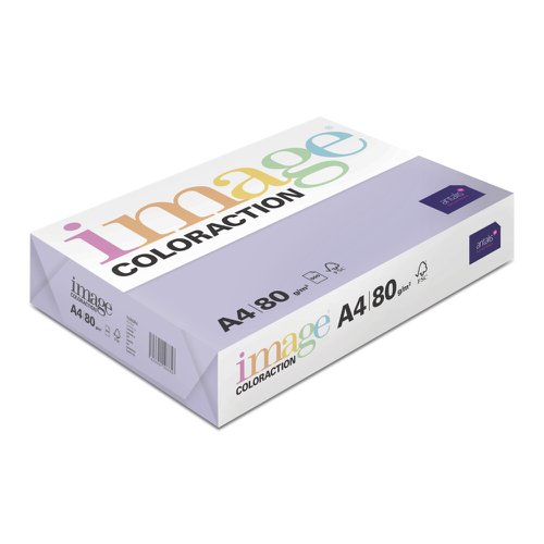Coloraction Tinted Paper Mid Lilac (Tundra) FSC4 A4 210X297mm 80Gm2 Pack 500