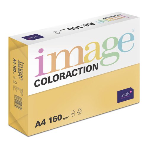 Image Coloraction Venezia FSC4 A4 210X297mm 160Gm2 210mic Mid Orange Pack Of 250