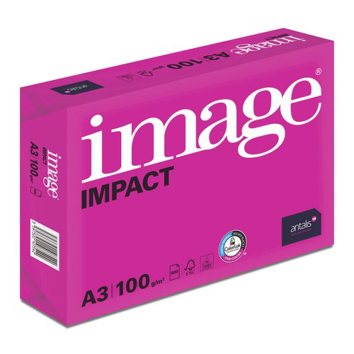 Image Impact FSC4 A3 420x297mm 100Gm2 Pack 500 Plain Paper PC2693