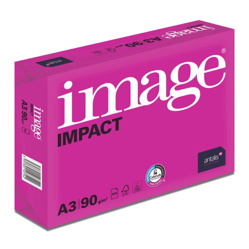 Image Impact FSC4 A3 420x297mm 90Gm2 Pack 500 Plain Paper PC2691