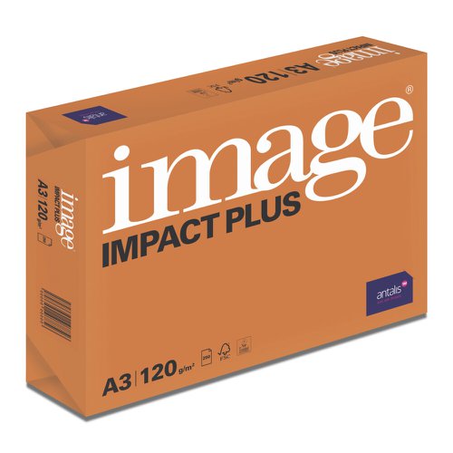 610751 Image Impact Plus FSC Mix 70% A3 420X297mm 120Gm2 Pack Of 250