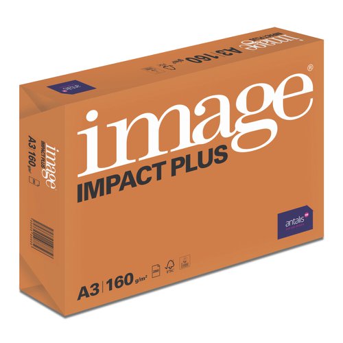 610752 | Image Impact Plus is FSC accredited for sustainability and is guaranteed for 200 years + for archiving, it has built in ColorLok Technology for great print results. A premium, ultra smooth white paper, offering excellent colour reproduction for graphics and images  Use For: Manuals, brochures, flyers, financial reports, invitations, catalogues, booklets, calendars and other full colour documents.