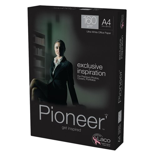 Pioneer Document Paper FSC Mix 70% A4 160Gm2 Pack Of 250