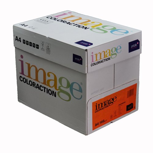 Image Coloraction Amsterdam FSC4 A4 210X297mm 160Gm2 210mic Deep Orange Pack Of 250 Antalis Limited