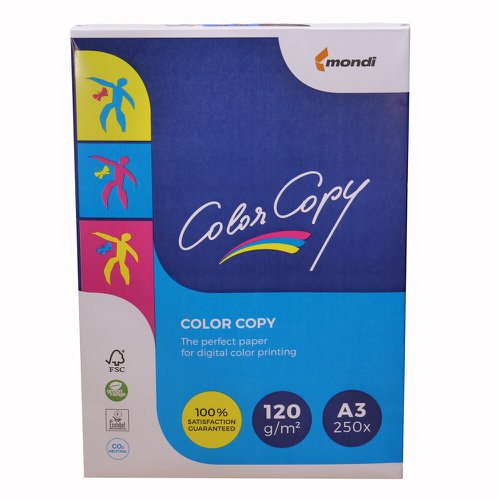 606835 Color Copy Paper FSC4 A3 420X297mm 120Gm2 White Pack Of 250