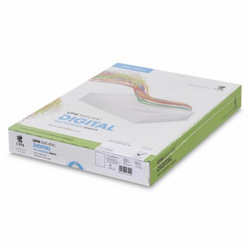 Raflatac Polylaser Matt White HS white Extra Permanent solid back