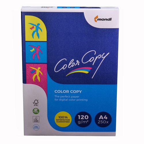 606837 Color Copy Paper FSC4 A4 210X297mm 120Gm2 White Pack Of 250