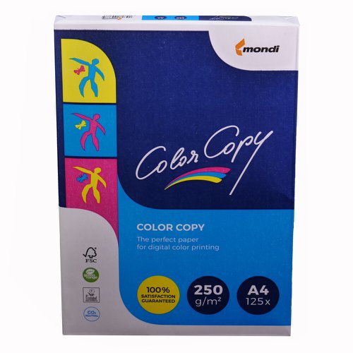 Color Copy Paper FSC4 A4 210X297mm 250Gm2 White Pack Of 125  606843