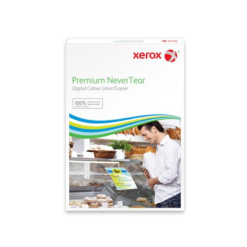 Xerox Premium Never Tear Gloss White Self Adh Film A3 297X420mm 100Sh Pack 5 007R92035