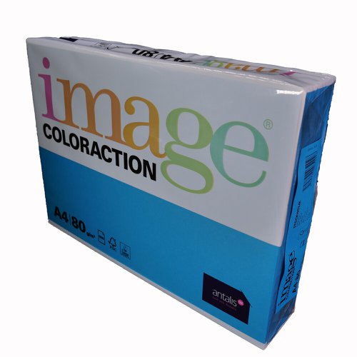 Coloraction Tinted Paper Deep Blue (Stockholm) FSC4 A4 210X297mm 80Gm2 Pack 500