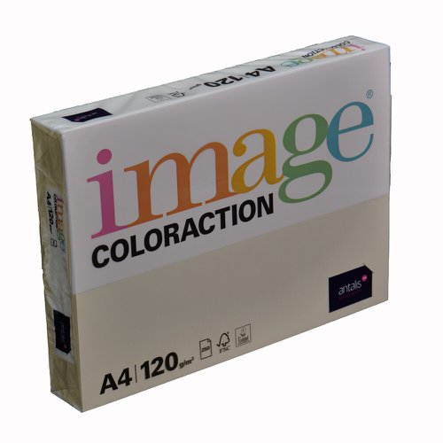 Coloraction Tinted Paper Pale Ivory (Atoll) FSC4 A4 210X297mm 120Gm2 Pack 250 Plain Paper PC1839