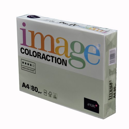 Image Coloraction Jungle FSC4 A4 210X297mm 80Gm2 Pale Green Pack Of 500