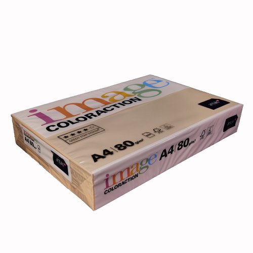 Coloraction Tinted Paper Pale Salmon (Savana) FSC4 A4 210X297mm 80Gm2 Pack 500