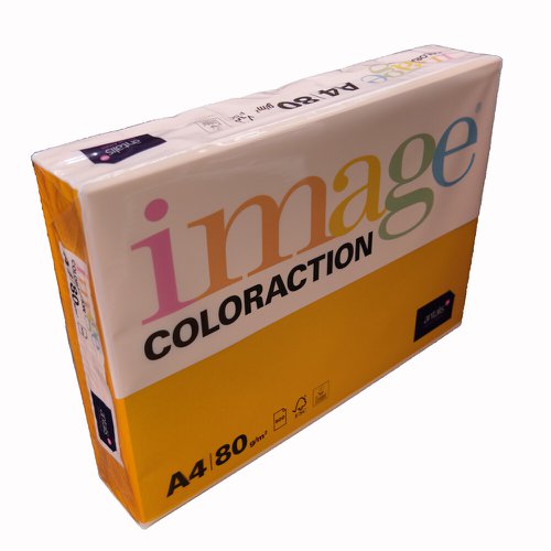 Image Coloraction Venezia FSC4 A4 210X297mm 80Gm2 Mid Orange Pack Of 500