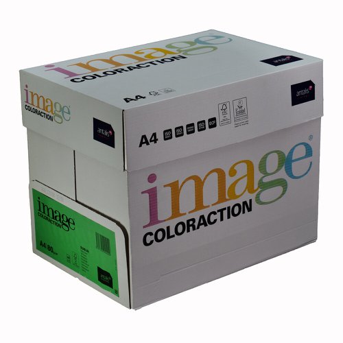 Coloraction Tinted Paper Deep Green (Dublin) FSC4 A4 210X297mm 80Gm2 Pack 500 Plain Paper PC1882
