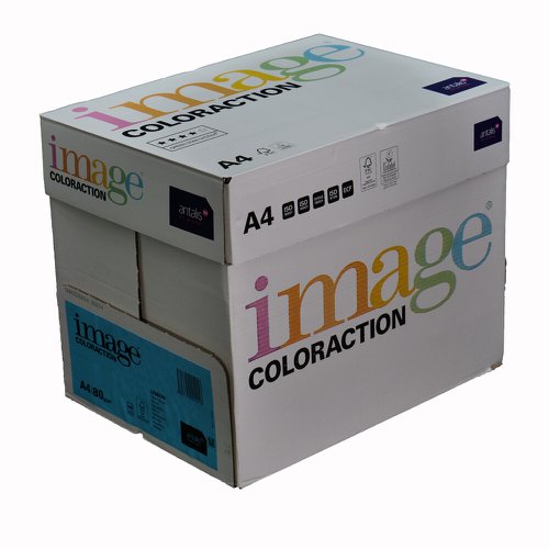 Coloraction Tinted Paper Deep Turquoise (Lisbon) FSC4 A4 210X297mm 80Gm2 Pack 500