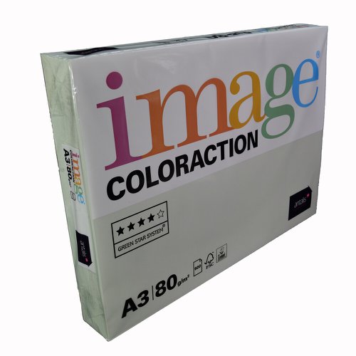 Image Coloraction Jungle FSC4 A3 297X420mm 80Gm2 Pale Green Pack Of 500