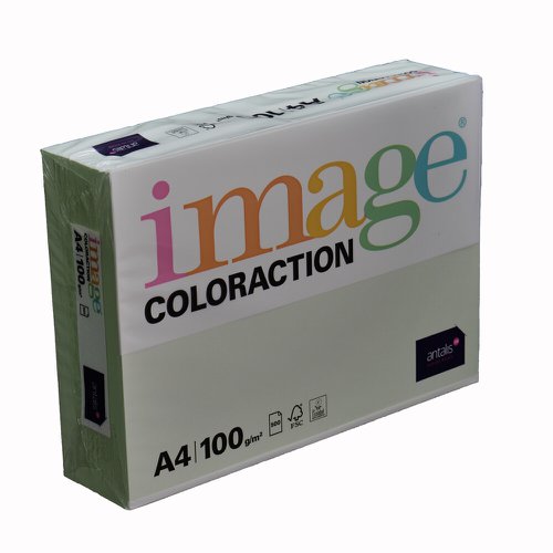 Image Coloraction Jungle FSC4 A4 210X297mm 100Gm2 Pale Green Pack Of 500