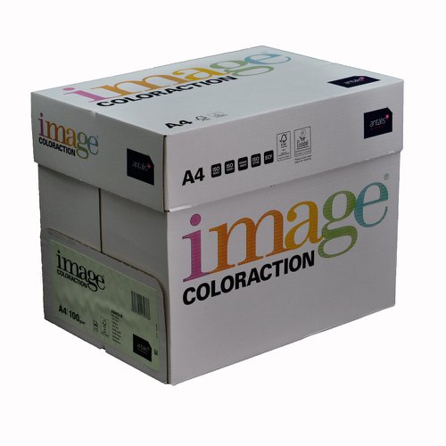 Coloraction Tinted Paper Pale Green (Jungle) FSC4 A4 210X297mm 100Gm2 Pack 500