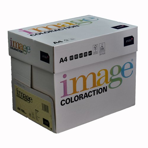 Coloraction Tinted Paper Pale Yellow (Desert) FSC4 A4 210X297mm 100Gm2 Pack 500 Plain Paper PC1911