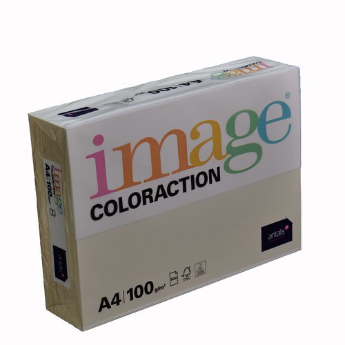 Coloraction Tinted Paper Pale Ivory (Atoll) FSC4 A4 210X297mm 100Gm2 Pack 500
