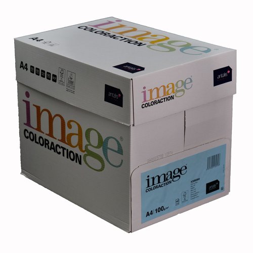 Coloraction Tinted Paper Pale Icy Blue (Iceberg) FSC4 A4 210X297mm 100Gm2 Pack 500