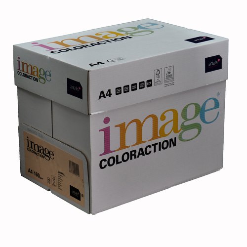 Image Coloraction Savana FSC4 A4 210X297mm 160Gm2 210mic Pale Salmon Pack Of 250