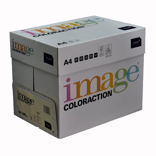 Coloraction Tinted Paper Pale Ivory (Atoll) FSC4 A4 210X297mm 160Gm2 210Mic Pack 250 Plain Paper PC1777