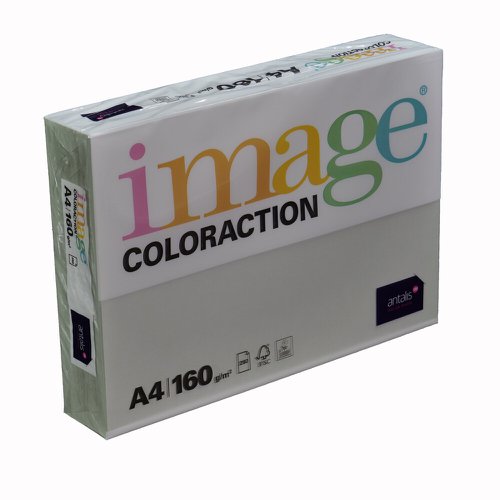 Image Coloraction Iceland FSC4 A4 210X297mm 160Gm2 210mic Mid Grey Pack Of 250