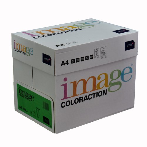 Coloraction Tinted Paper Deep Green (Dublin) FSC4 A4 210X297mm 160Gm2 210Mic Pack 250 Card PC1863