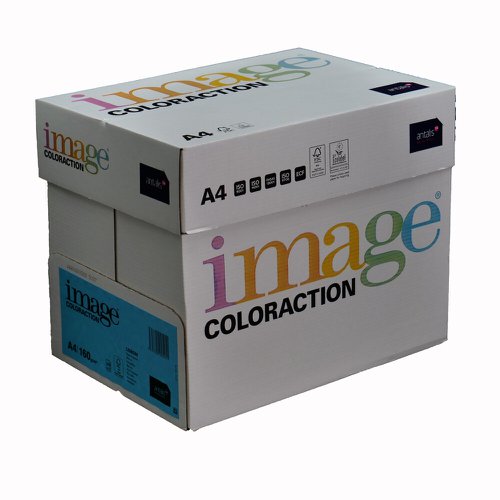 Image Coloraction Lisbon FSC4 A4 210X297mm 160Gm2 210mic Deep Turquoise Pack Of 250