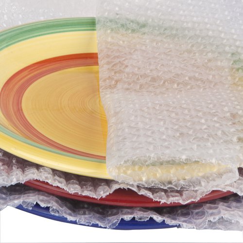AirCap bubble film rolls are made using a barrier film to help air retention, which keeps the film inflated longer than some other films. A range of bubble sizes allows for picking the exact type of bubble roll best suited for the product being shipped or the protection required.Available in a range of widths, bubble sizes and lengths.Perfect for void filling, interleaving, wrapping and cushioning a variety of items.