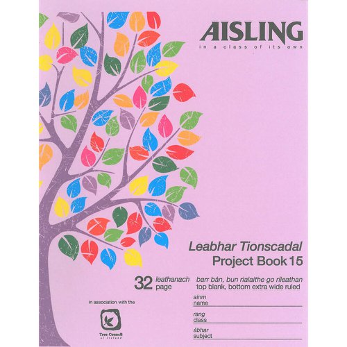 Rhino Aisling Exercise Book 226X178mm Tb F15 Pack Of 10 Asxp15 3P