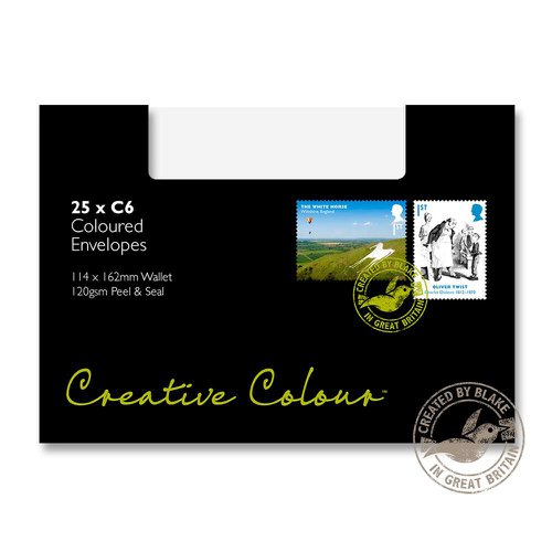 604866 Blake Creative Colour Ice White Peel & Seal Wallet 114X162mm 120Gm2 Pack 25 Code 15150 3P