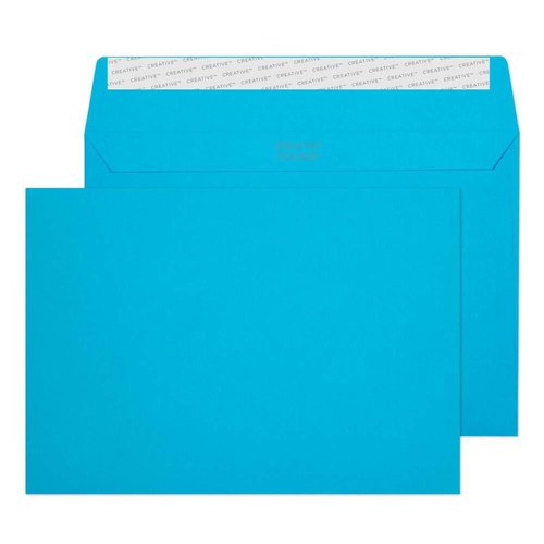 Blake Creative Colour Caribbean Blue Peel & Seal Wallet 162X229mm 120Gm2 Pack 500 Code 310 3P Blake Envelopes