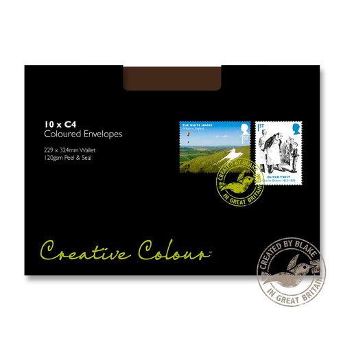 Buy a 10 pack of Bitter Chocolate coloured envelopes in a C4 peel & seal wallet. Suitable for creative marketing, CV’s, certificates, A4 documents, leaflets and much more! 