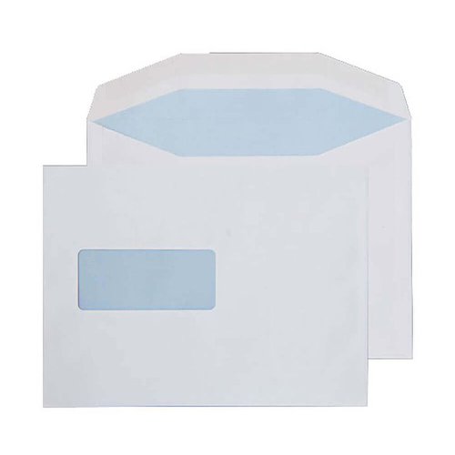 Blake Purely Everyday White Window Gummed Mailer 162X238mm 90Gm2 Pack 500 Code 1006 3P Blake Envelopes