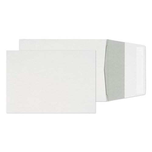 Blake Purely Packaging White Peel & Seal Gusset Pocket 162X114mm 120Gm2 Pack 125 Code 2000 3P  604884