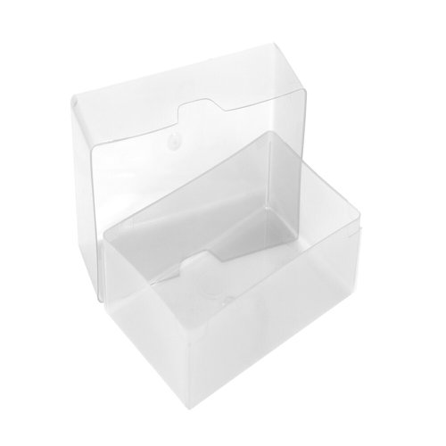 Business Card Box & Lid Large 95x60x70mm Plastic Base/Lid Pack 125 Antalis Limited
