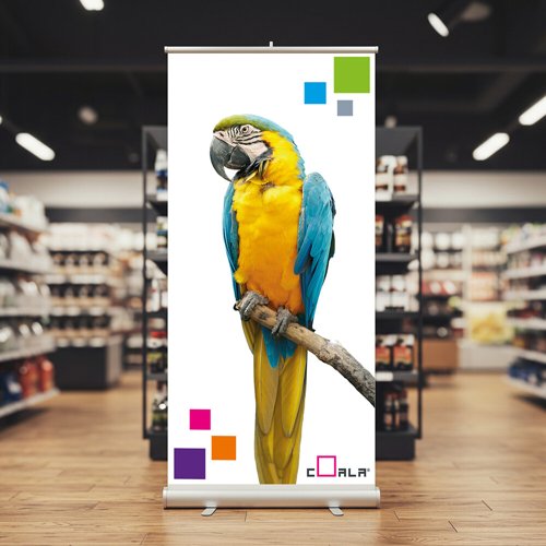 Coala Roll-Up PET W White 914x30M 190µm Waterbased 1 roll