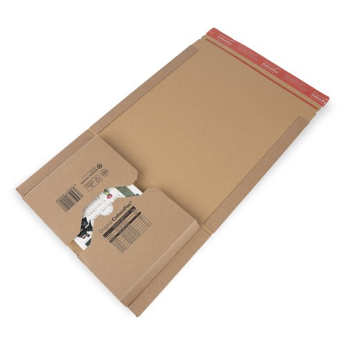 Colompac Postal Wrap 251 x 165 x 60mm Internal Size With Peel & Seal Closure Pack 20
