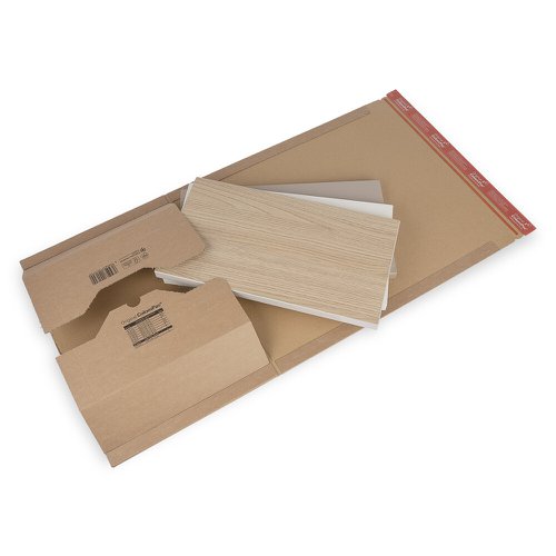 Colompac Postal Wrap 380 x 290 x 80mm Internal Size With Peel & Seal Closure Pack 20