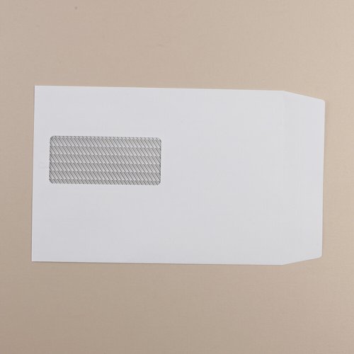 Communique Envelopes C5 White Window 100gsm Peel & Seal 607172 [Box 500]