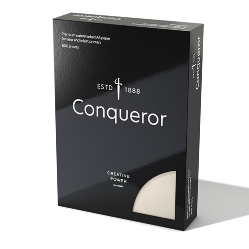 Conqueror Wove Brilliant White 100gsm Wove Wm 130mic 210x297mm A4 LG Pack Of 500 FSC Mix Credit
