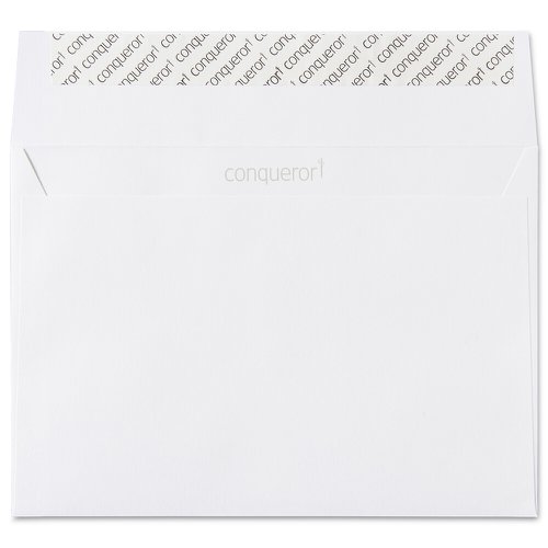 Conqueror Wove Wallet C5 162x229mm Banded Wove High White SS 120Gm2 Box Of 250 FSC4