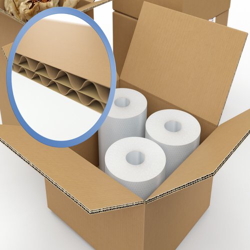 Corrugated Box Double Wall 610x457x457 Brown Pack 15