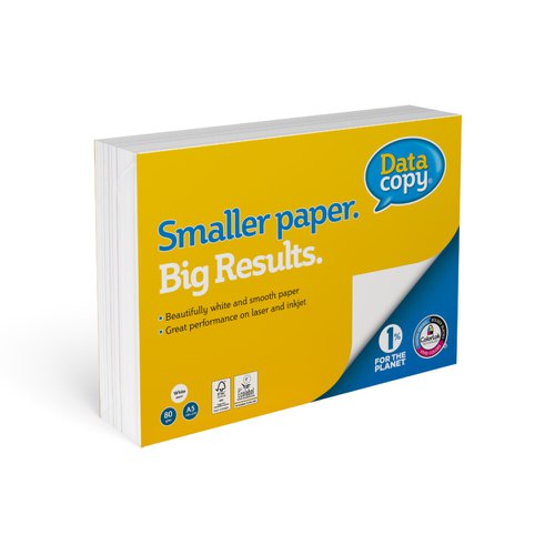 Data Copy Everyday Paper FSC A5 148x210mm 80Gm2 White Pack 500 Sheets