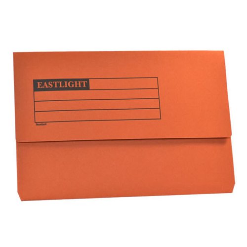 610224 Document Wallet Fc Orange Pack Of 50 45916 3P