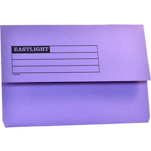 610225 Document Wallet Fc Purple Pack Of 50 46017 3P