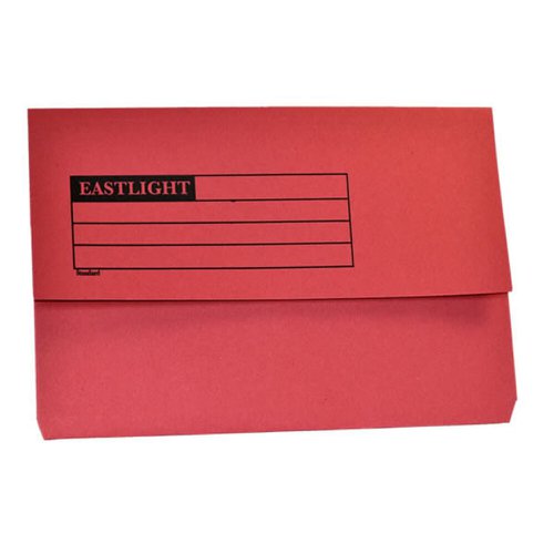 610226 Document Wallet Fc Red Pack Of 50 45918 3P
